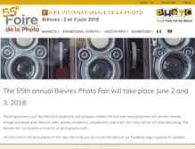 Tablet Screenshot of foirephoto-bievre.com